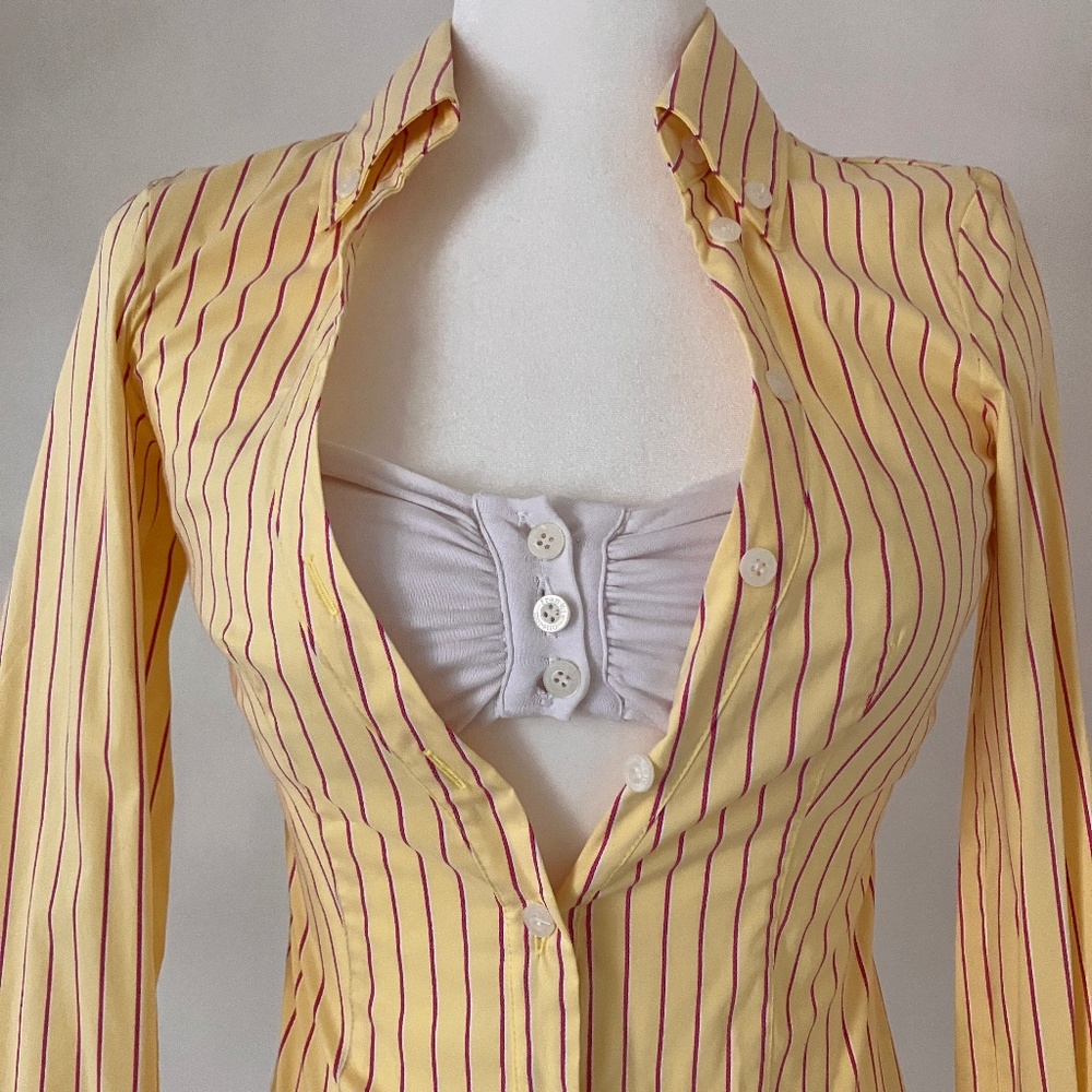 NEW FRANKIE MORELLO COTTON BLOUSE